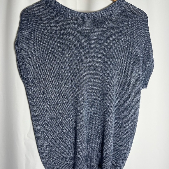 Etro Heathered Blue Women's Crew Neck Sweater - Picture 3 of 4